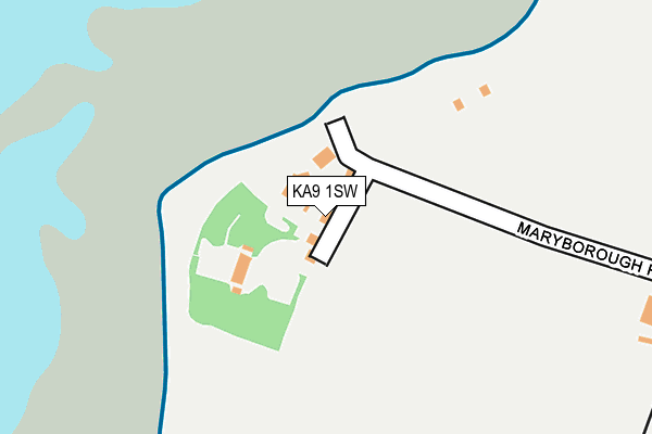 KA9 1SW map - OS OpenMap – Local (Ordnance Survey)
