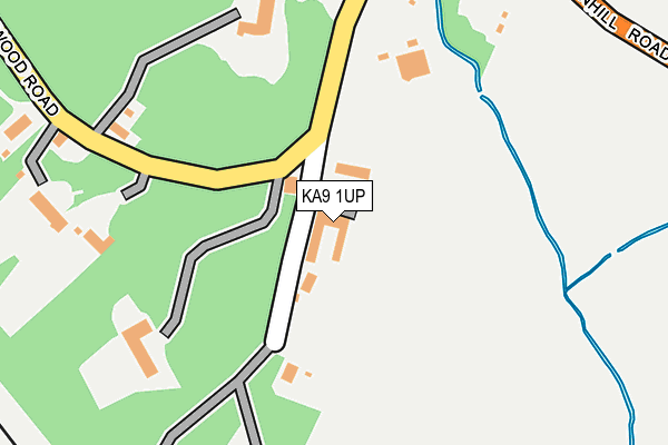 KA9 1UP map - OS OpenMap – Local (Ordnance Survey)