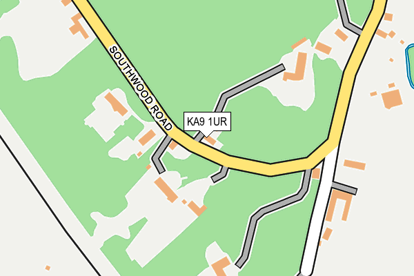 KA9 1UR map - OS OpenMap – Local (Ordnance Survey)