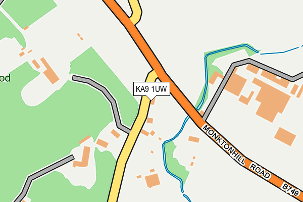 KA9 1UW map - OS OpenMap – Local (Ordnance Survey)
