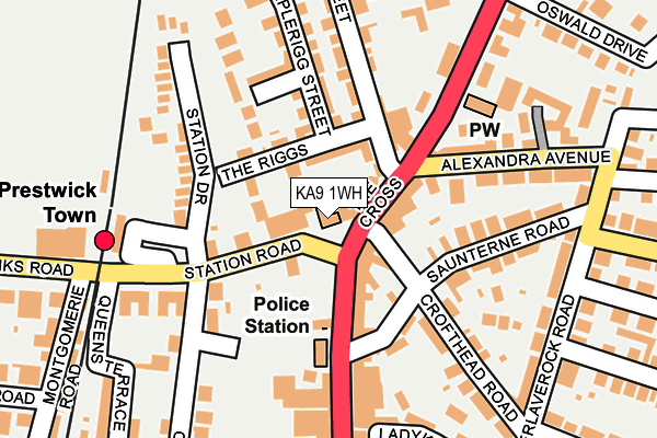 KA9 1WH map - OS OpenMap – Local (Ordnance Survey)