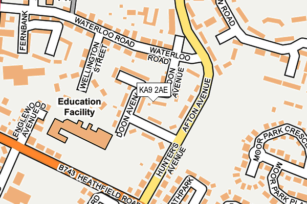 KA9 2AE map - OS OpenMap – Local (Ordnance Survey)