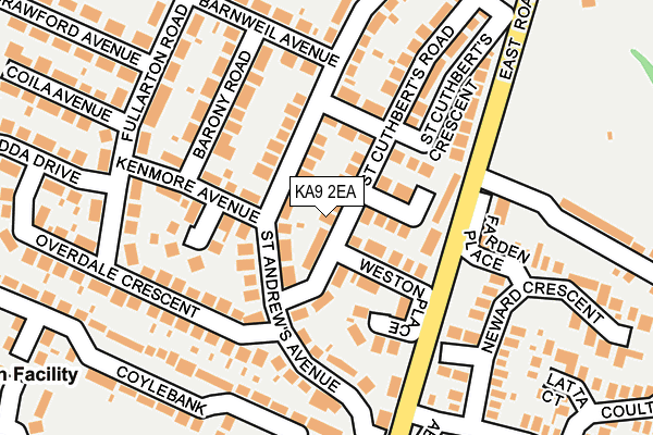 KA9 2EA map - OS OpenMap – Local (Ordnance Survey)