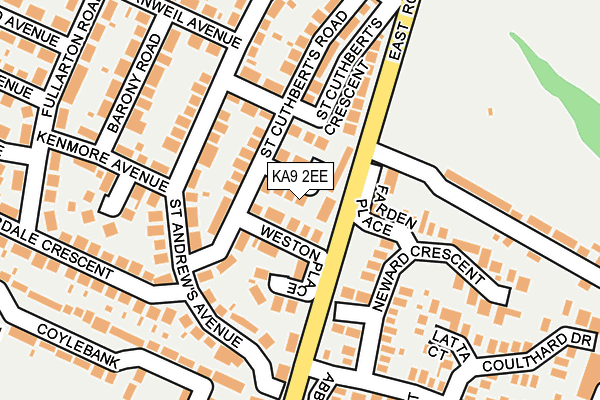 KA9 2EE map - OS OpenMap – Local (Ordnance Survey)