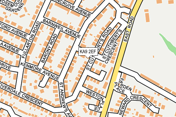 KA9 2EF map - OS OpenMap – Local (Ordnance Survey)