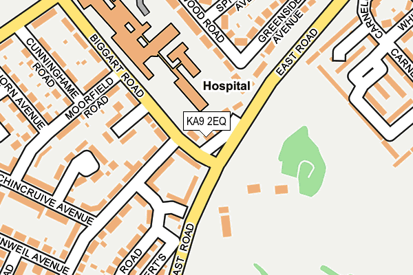 KA9 2EQ map - OS OpenMap – Local (Ordnance Survey)