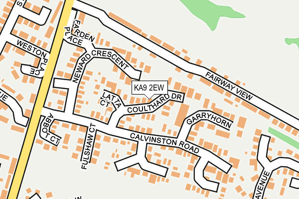 KA9 2EW map - OS OpenMap – Local (Ordnance Survey)