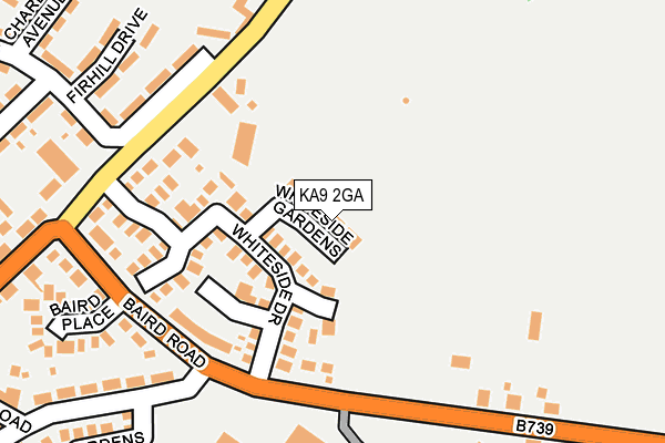 KA9 2GA map - OS OpenMap – Local (Ordnance Survey)