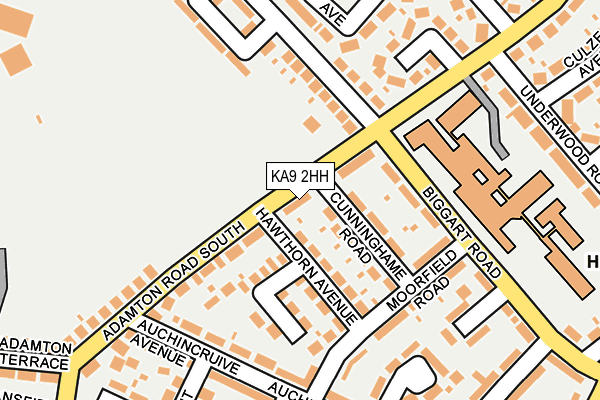 KA9 2HH map - OS OpenMap – Local (Ordnance Survey)