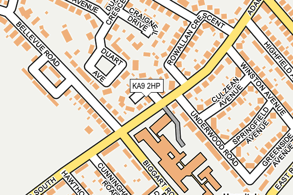 KA9 2HP map - OS OpenMap – Local (Ordnance Survey)