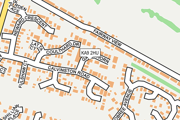 KA9 2HU map - OS OpenMap – Local (Ordnance Survey)