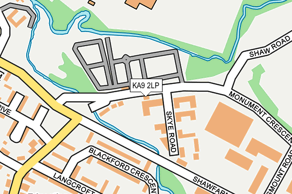KA9 2LP map - OS OpenMap – Local (Ordnance Survey)