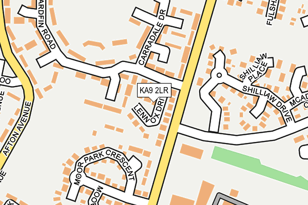 KA9 2LR map - OS OpenMap – Local (Ordnance Survey)