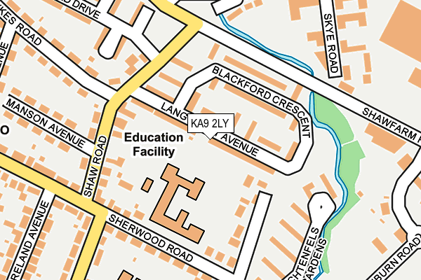 KA9 2LY map - OS OpenMap – Local (Ordnance Survey)