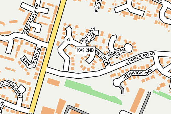 KA9 2ND map - OS OpenMap – Local (Ordnance Survey)