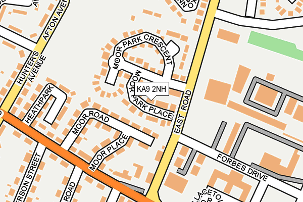 KA9 2NH map - OS OpenMap – Local (Ordnance Survey)