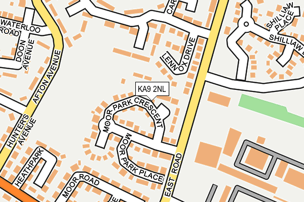 KA9 2NL map - OS OpenMap – Local (Ordnance Survey)