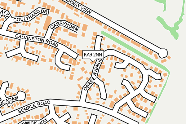 KA9 2NN map - OS OpenMap – Local (Ordnance Survey)