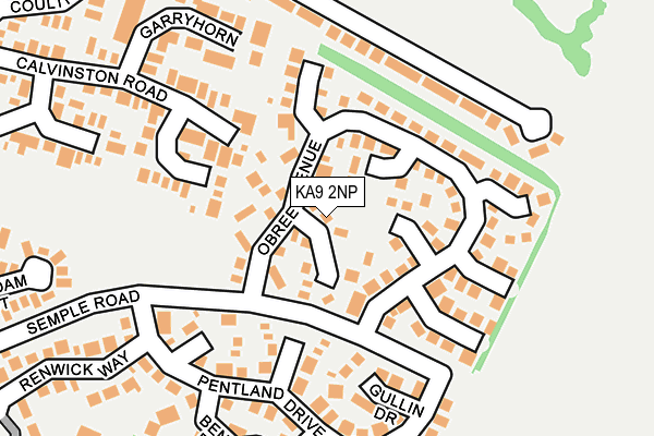 KA9 2NP map - OS OpenMap – Local (Ordnance Survey)