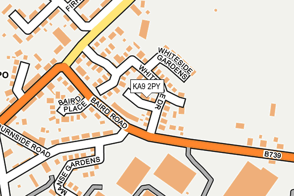 KA9 2PY map - OS OpenMap – Local (Ordnance Survey)