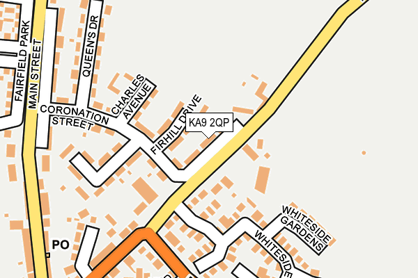 KA9 2QP map - OS OpenMap – Local (Ordnance Survey)