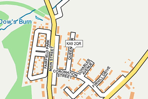 KA9 2QR map - OS OpenMap – Local (Ordnance Survey)
