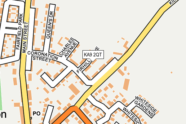 KA9 2QT map - OS OpenMap – Local (Ordnance Survey)