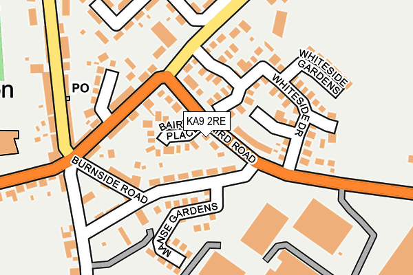 KA9 2RE map - OS OpenMap – Local (Ordnance Survey)