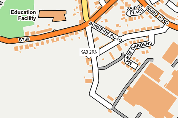 KA9 2RN map - OS OpenMap – Local (Ordnance Survey)