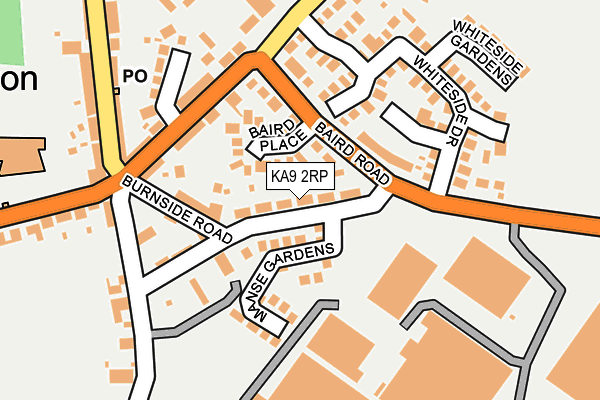 KA9 2RP map - OS OpenMap – Local (Ordnance Survey)
