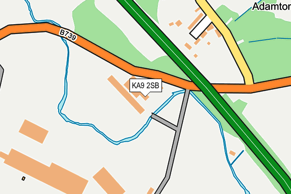 KA9 2SB map - OS OpenMap – Local (Ordnance Survey)