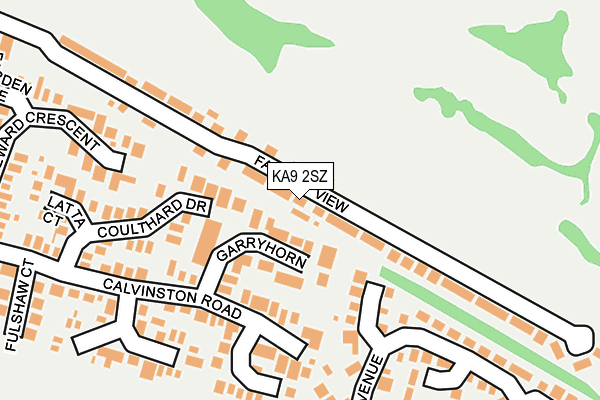 KA9 2SZ map - OS OpenMap – Local (Ordnance Survey)