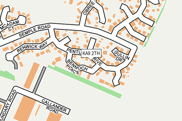 KA9 2TH map - OS OpenMap – Local (Ordnance Survey)