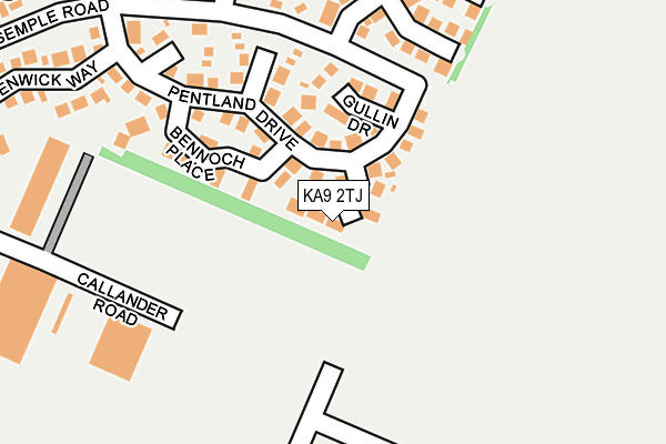 KA9 2TJ map - OS OpenMap – Local (Ordnance Survey)