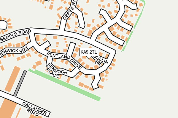 KA9 2TL map - OS OpenMap – Local (Ordnance Survey)