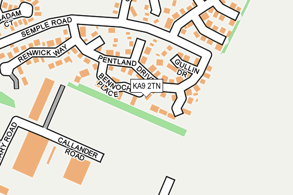 KA9 2TN map - OS OpenMap – Local (Ordnance Survey)