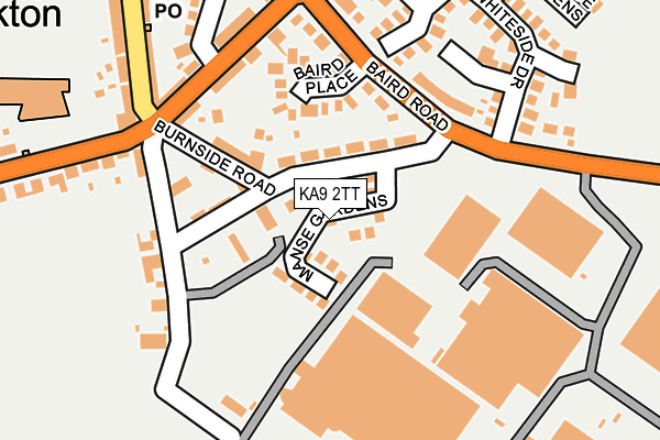 KA9 2TT map - OS OpenMap – Local (Ordnance Survey)