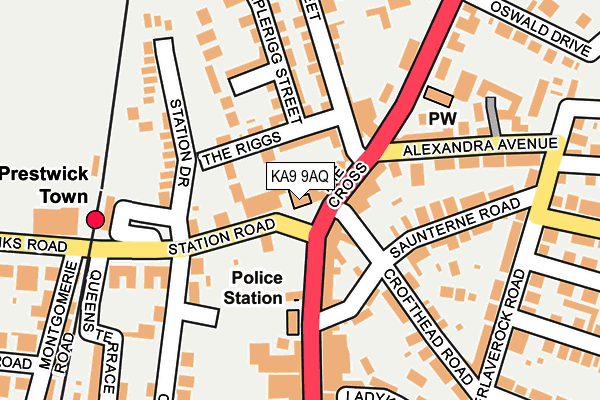 KA9 9AQ map - OS OpenMap – Local (Ordnance Survey)