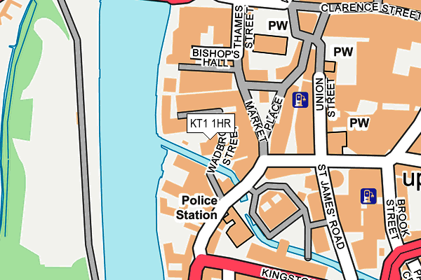 KT1 1HR map - OS OpenMap – Local (Ordnance Survey)