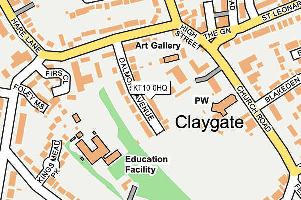 Map of EYESPEALED SERVICES LTD at local scale