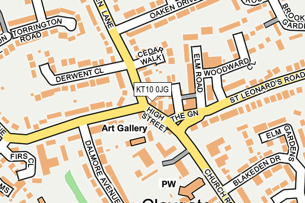 Map of K&K OFF LICENCE LTD at local scale