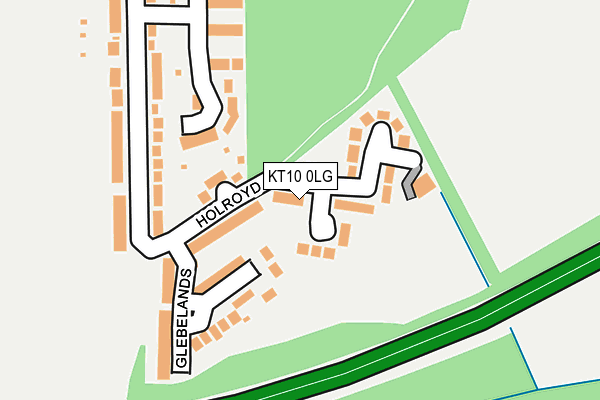 Map of CROSSFIT ESHER LIMITED at local scale