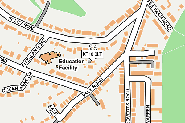 Map of FOLEY GATE LTD at local scale