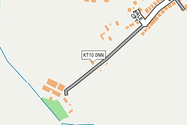 KT10 0NN map - OS OpenMap – Local (Ordnance Survey)