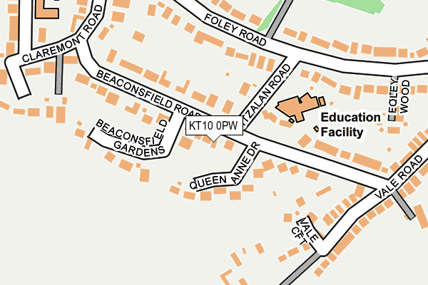 Map of MGS SPORTING SERVICES LTD at local scale