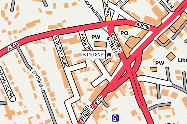 Map of AUDLEY CHAUCER LIMITED at local scale