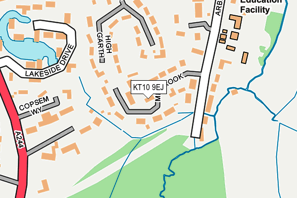 Map of CONCR LTD at local scale