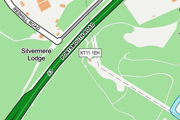 KT11 1EH map - OS OpenMap – Local (Ordnance Survey)