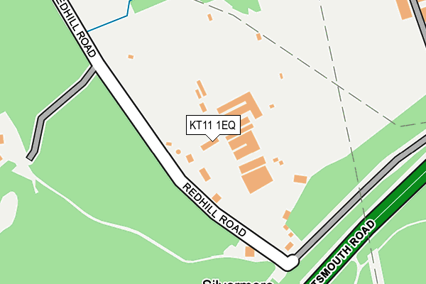 KT11 1EQ map - OS OpenMap – Local (Ordnance Survey)