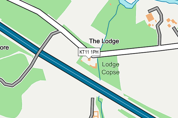 KT11 1PH map - OS OpenMap – Local (Ordnance Survey)